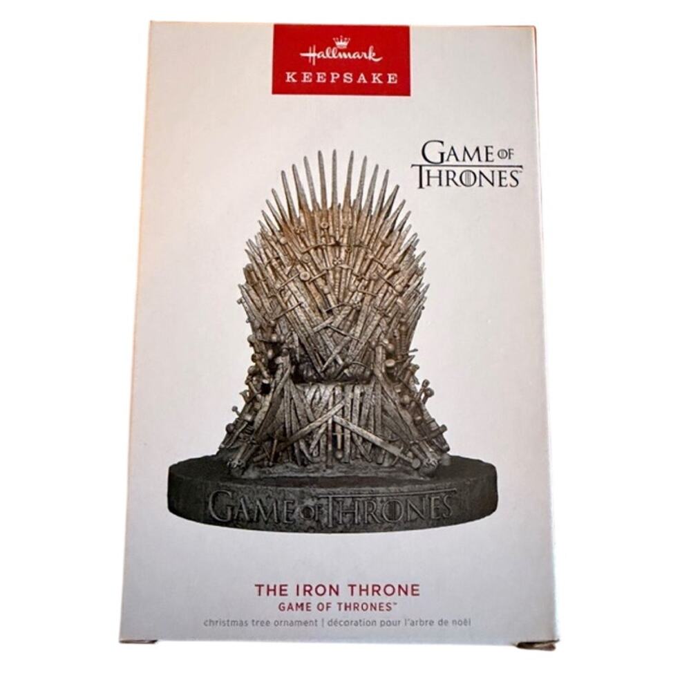Hallmark Keepsake Ornament Game of Thrones “The Iron Throne” (2019) New in Box